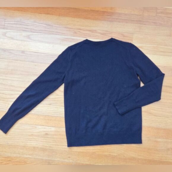 Everlane Cashmere blend sweater size Small Navy Quiet Luxury - Picture 3 of 7